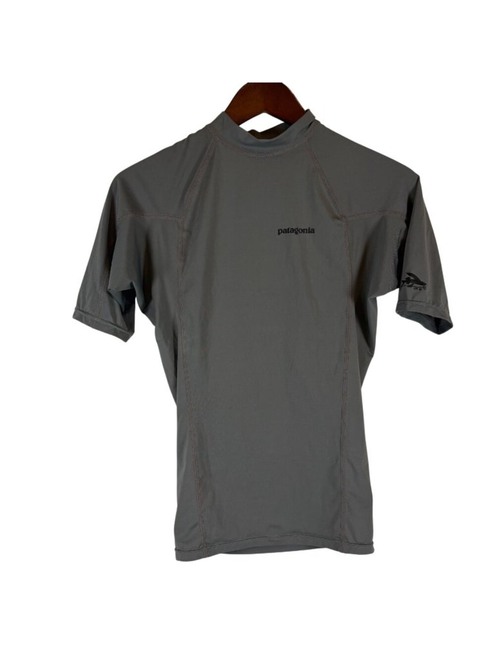 Patagonia R0 Shirt Mens Size S Gray Rashguard Surf UPF 50 Sun